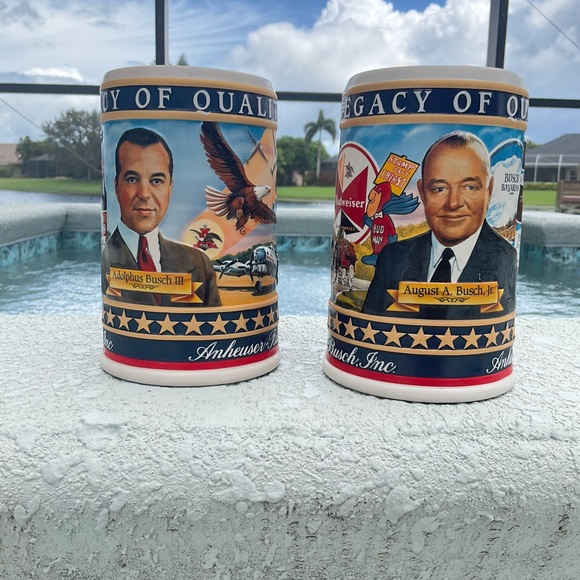 Anheuser Busch Budweiser Steins - Picture 1 of 3